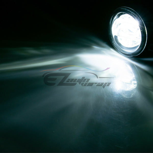 Newest Pair LED Fog Light Clear Lens Upgrade Aluminum Body For Toyota Lexus T1