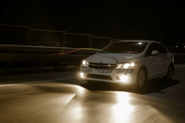 Pair of Fog Light Lamp Left Right Clear Lens Upgrade Replacement OEM Grade T4