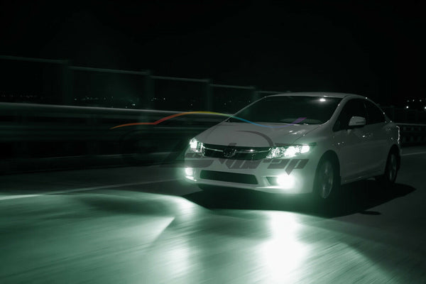 Pair LED 60W Fog Light Lamp Clear Lens Upgrade Aftermarket OEM Replacement F5