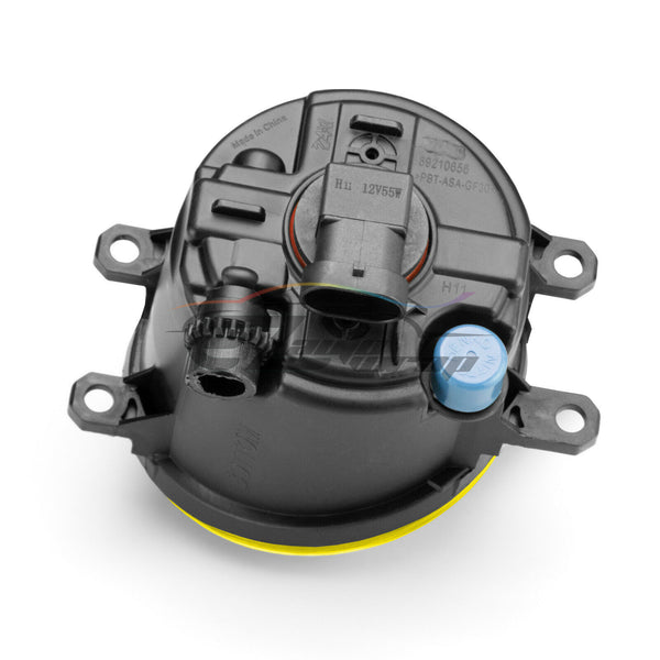 Pair of Fog Light Lamp Yellow Lens Upgrade Replacement with Bulbs For Toyota T3