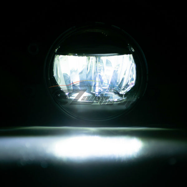 Pair 5000K LED Fog Light Lamp Clear Lens Replacement Upgrade For Lexus Toyota T2