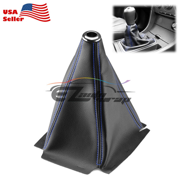 Shifter Boot Cover Black PVC Leather SBC01 (with 4 color of stitches)