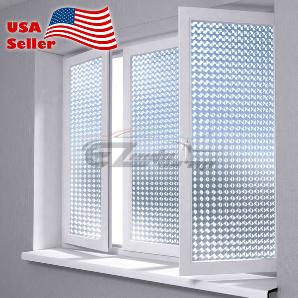 Frosted Film Cat Eye Clear Glass Window