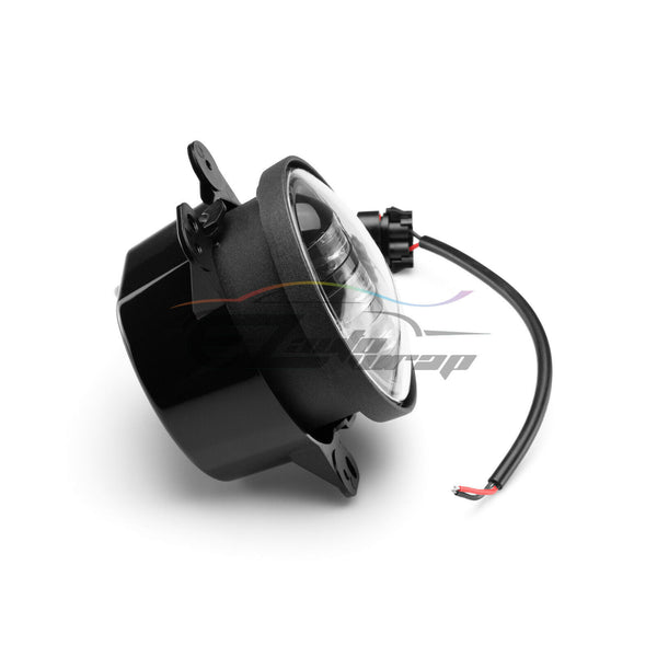 Pair 4"inch 30W Round LED Fog Light Lamp DRL for Jeep Wrangler JK TJ Dodge F3