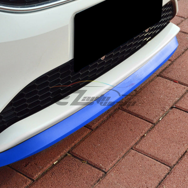 Front Bumper Rubber Lip (Black / Blue / Red)