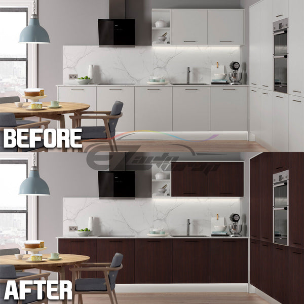 Wood Grain Textured Vinyl Gloss #08