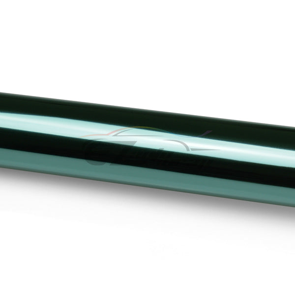 Uncut Roll Chrome Green Window Tint Film