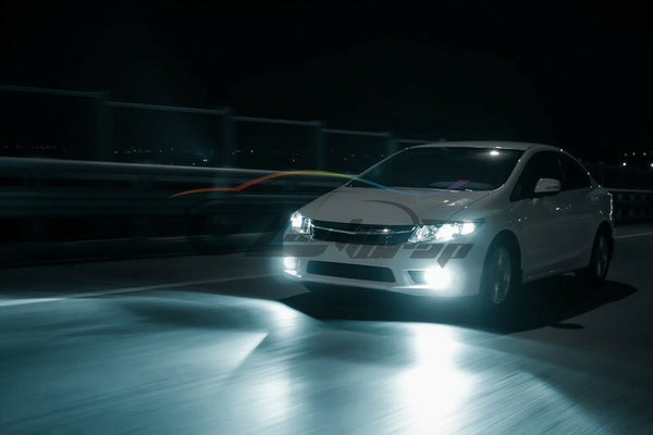 Pair 80W LED Fog Light Lamp Clear lens Replacement Upgrade For Lexus Toyota T5