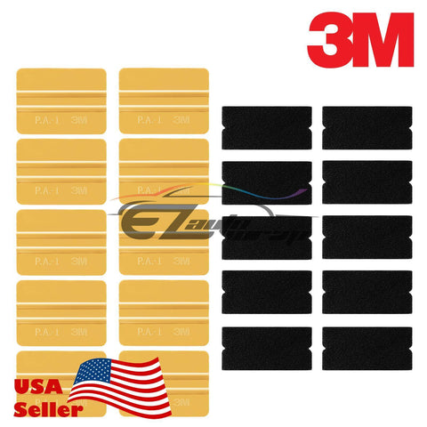 3M Gold Squeegee x10 Tips x10 Vinyl Wrap Kit