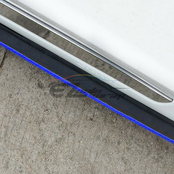 Front Bumper Rubber Lip 2 Tone Colors (Blue Black / Red Black / White Black)