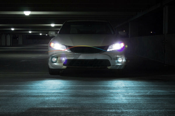 Pair 80W LED Fog Light Lamp Clear lens Replacement Upgrade For Lexus Toyota T5