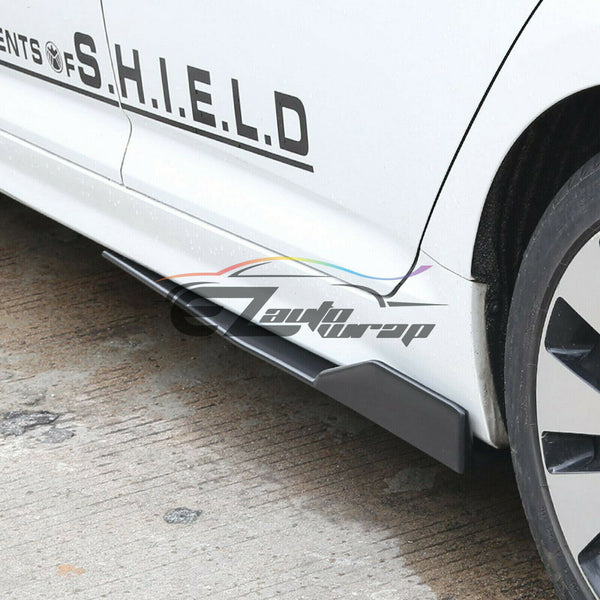 Gloss black Universal Side Skirt PC-PS51