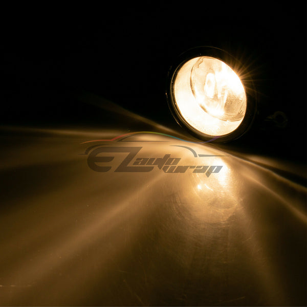 Pair Fog Light Lamp Clear Lens Upgrade Aftermarket OEM Replacement H11 Bulb F1