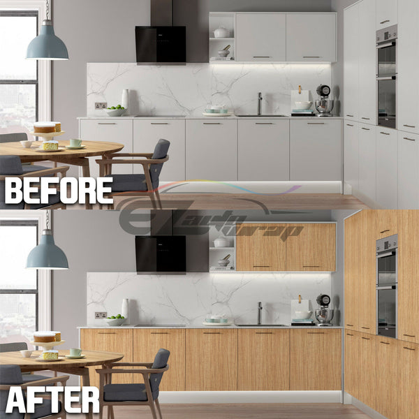 Wood Grain Textured Vinyl Teak #1538