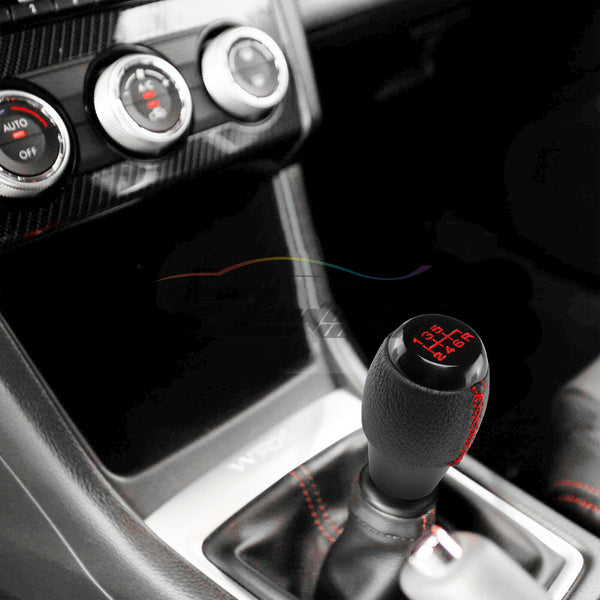 Black 6 Speed Shift Knob Manual JDM Aluminum SK150