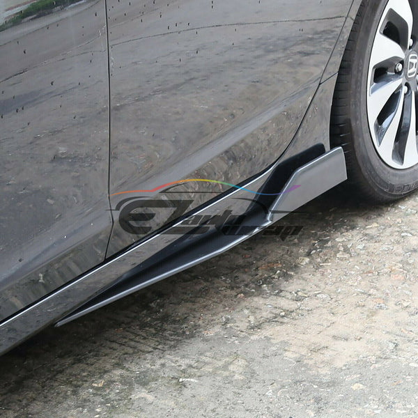 Gloss black Universal Side Skirt PC-PS51