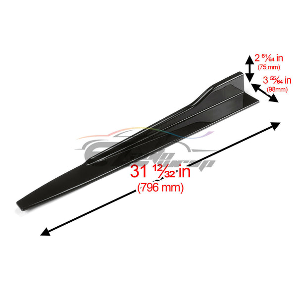 Gloss Black Universal Side Skirt PC-PS52