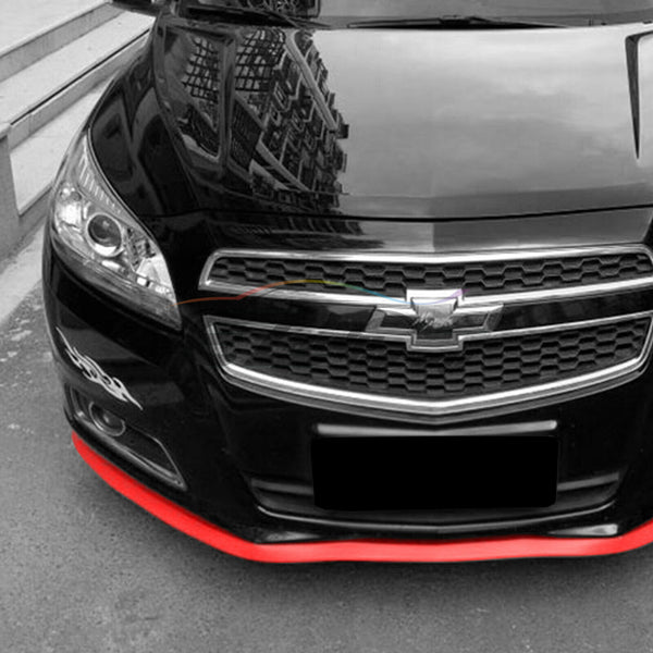 Front Bumper Rubber Lip (Black / Blue / Red)