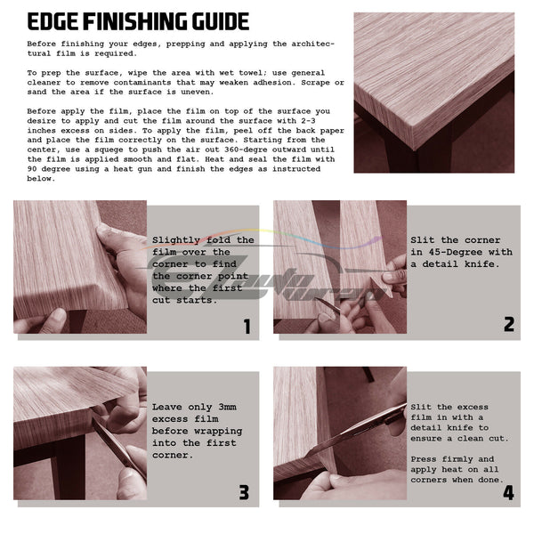 Wood Grain Textured Vinyl Teak #1538