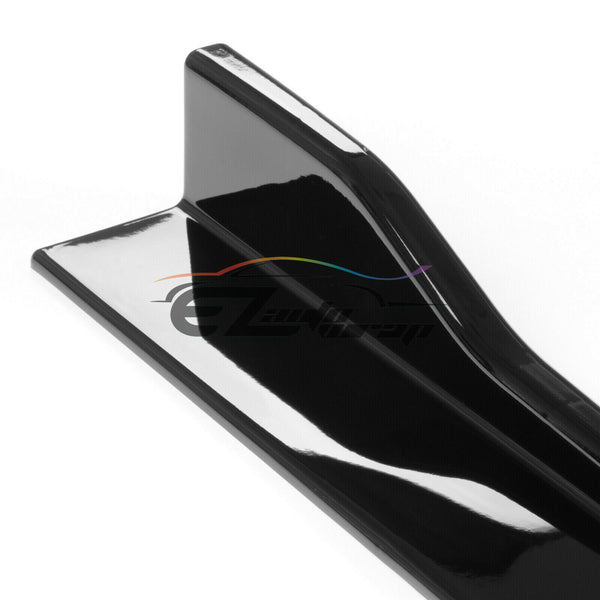 Gloss black Universal Side Skirt PC-PS51