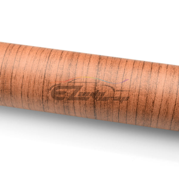 Wood Grain Textured Vinyl Teak #1538