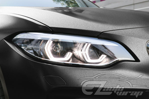 Heavy Metal Diamond Satin Graphite Gray Vinyl Wrap