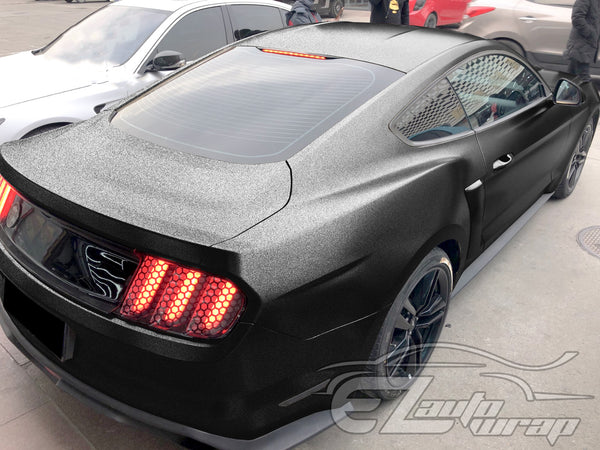 Heavy Metal Diamond Satin Graphite Gray Vinyl Wrap
