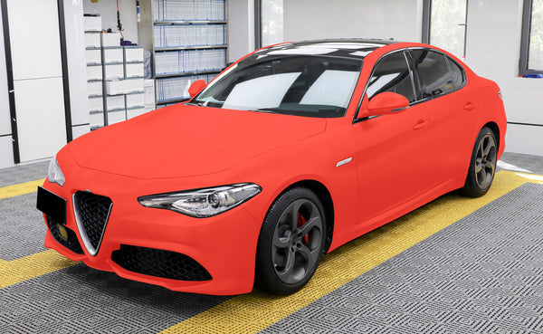 Ultra Matte Flat Red Vinyl Wrap