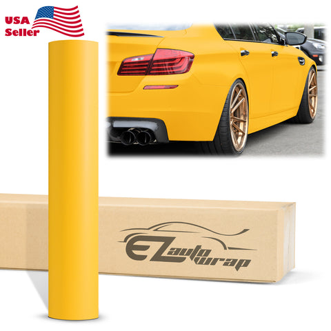 Ultra Matte Flat Sunflower Yellow Vinyl Wrap