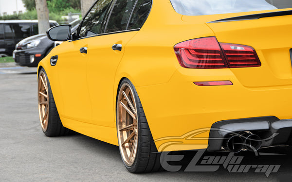Ultra Matte Flat Sunflower Yellow Vinyl Wrap