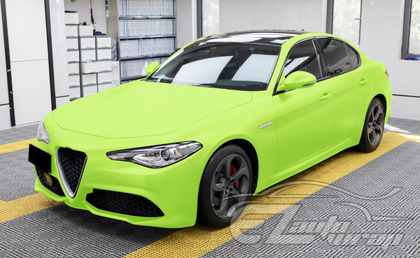 Ultra Matte Flat Apple Green Vinyl Wrap