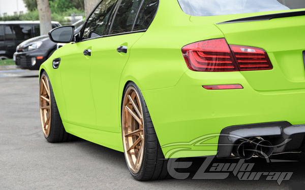 Ultra Matte Flat Apple Green Vinyl Wrap