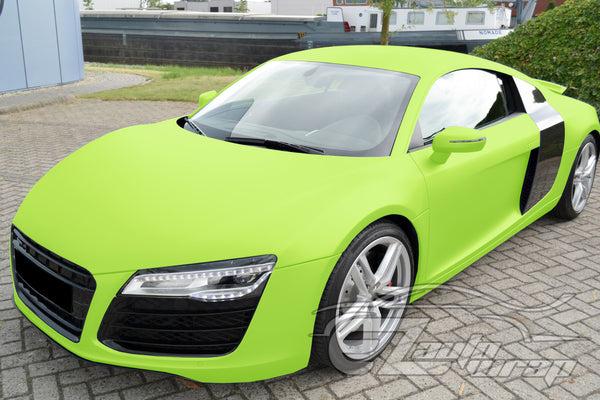 Ultra Matte Flat Apple Green Vinyl Wrap