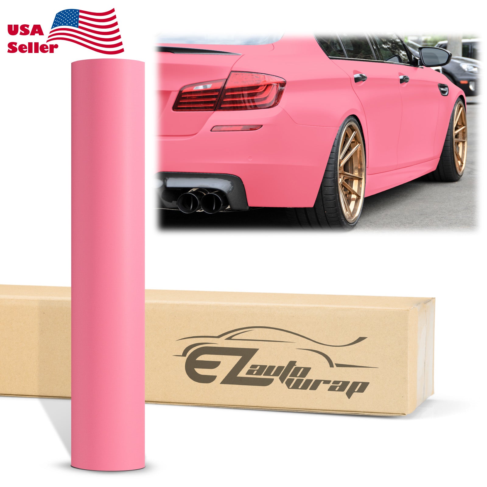 Ultra Matte Flat Pink Vinyl Wrap