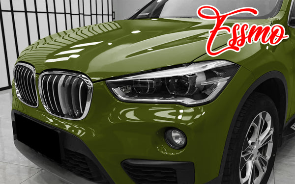 PET Super Gloss Combat Green Vinyl Wrap