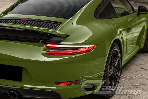 High Gloss Combat Green Vinyl Wrap