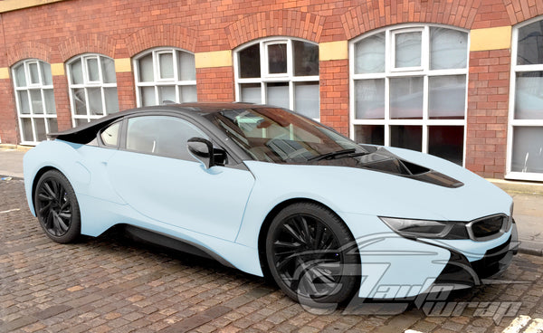 Ultra Matte Flat Ice Blue Vinyl Wrap