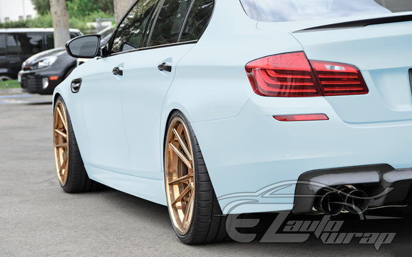 Ultra Matte Flat Ice Blue Vinyl Wrap