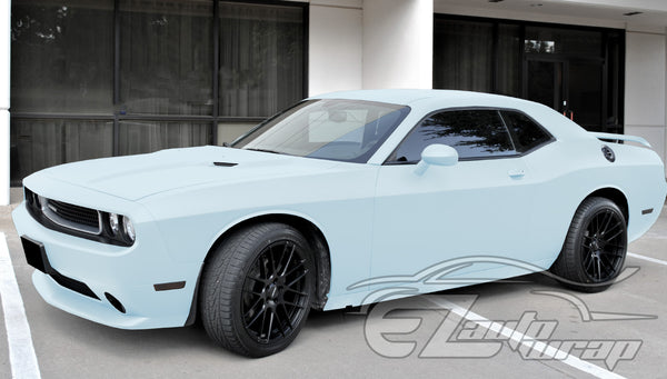 Ultra Matte Flat Ice Blue Vinyl Wrap
