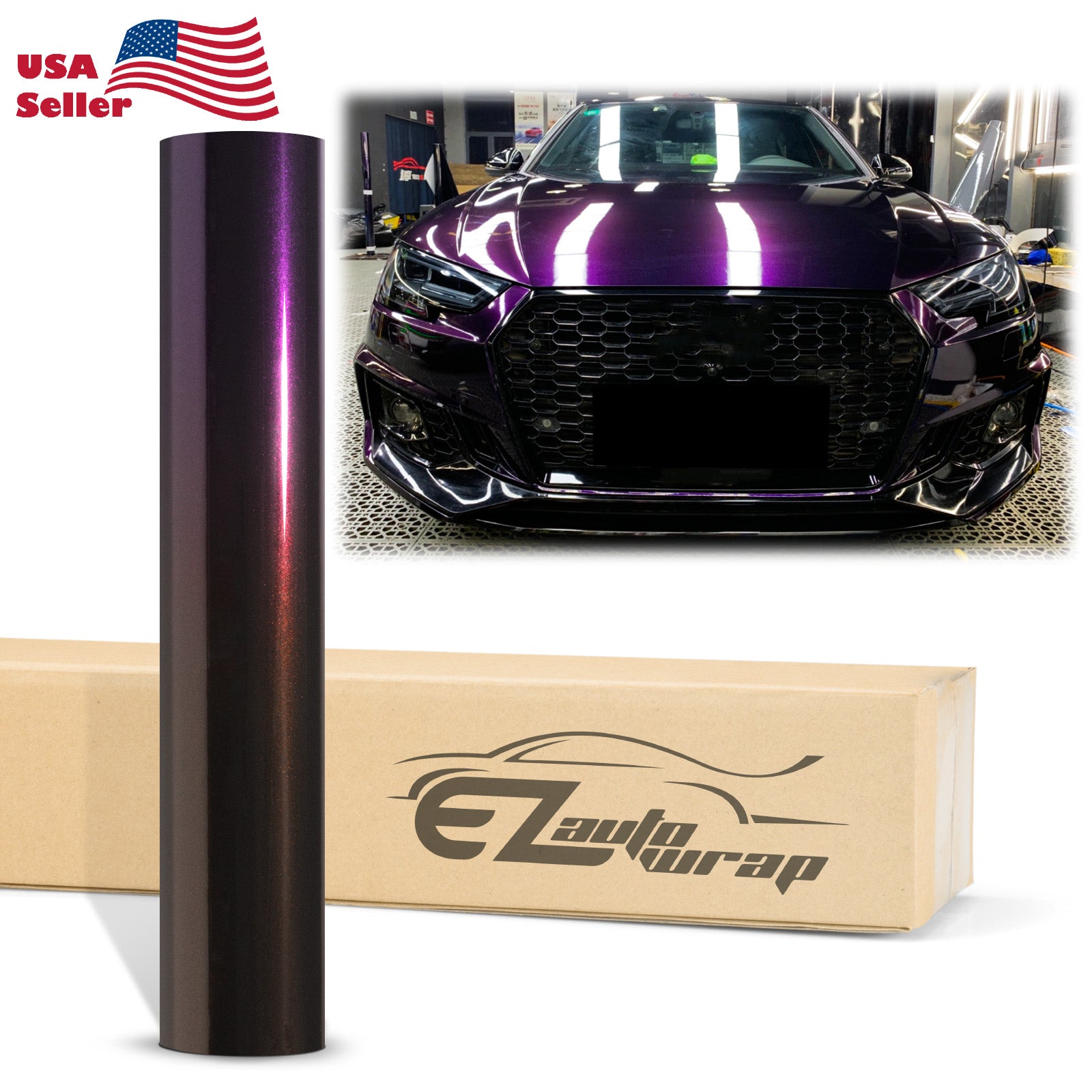 Galaxy Dust Gloss Devil purple Color Shift Vinyl Wrap