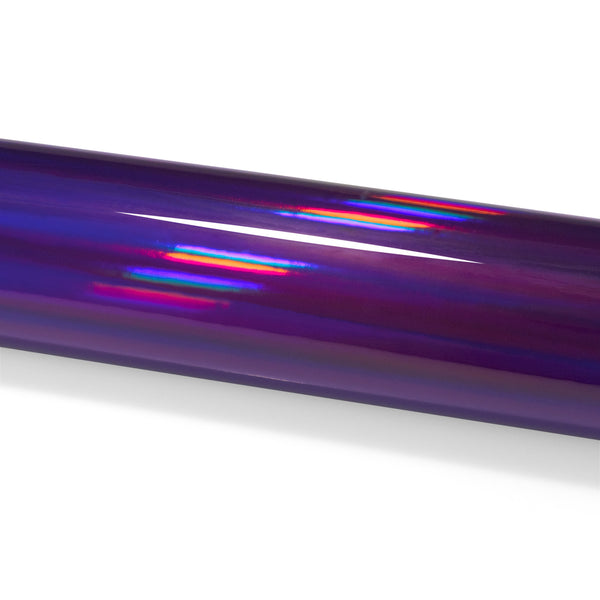 Holographic Purple Rainbow Vinyl Wrap