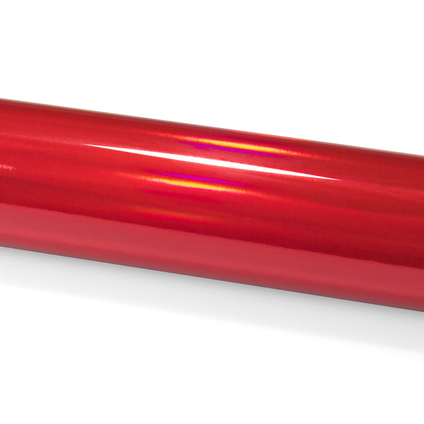 Holographic Red Rainbow Vinyl Wrap
