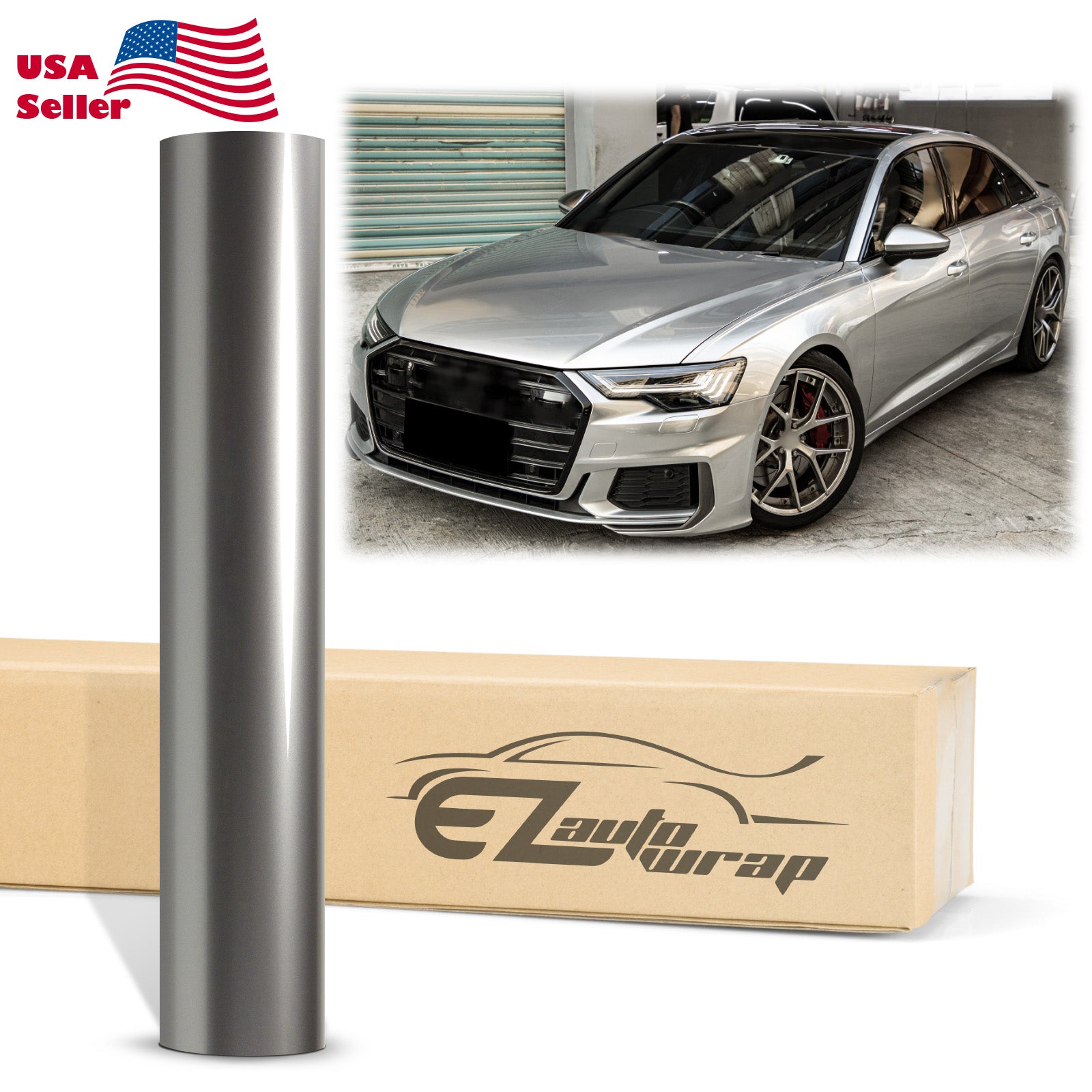 Liquid Metallic Chrome Silver Vinyl Wrap – EzAuto Wrap