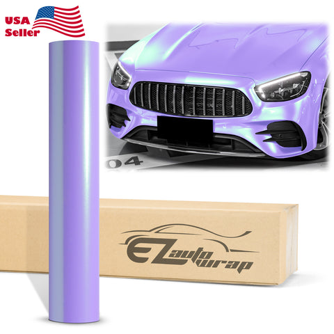 Galaxy Dust Gloss Violet Green Color Shift Vinyl Wrap
