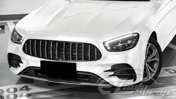 Heavy Metal Diamond Gloss Ceramic White Vinyl Wrap