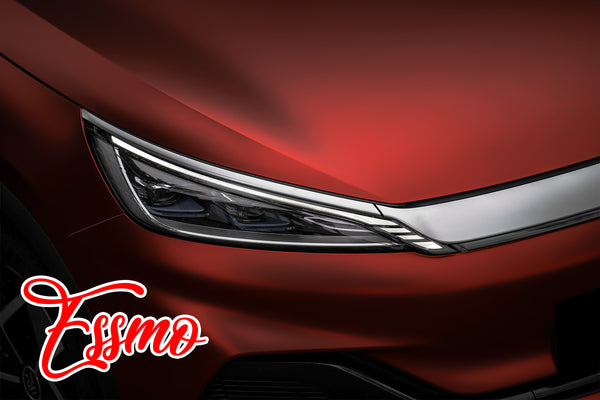 PET Romance Chrome Burgundy Vinyl Wrap