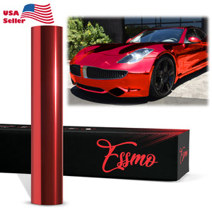 PET Chrome Red Vinyl Wrap