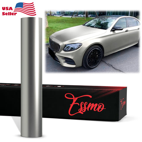 PET Romance Chrome Silver Vinyl Wrap