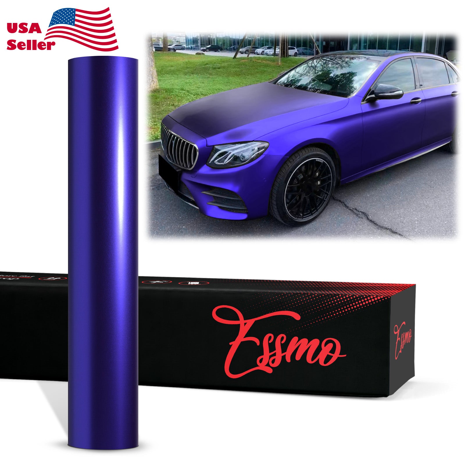 PET Romance Chrome Purple Vinyl Wrap