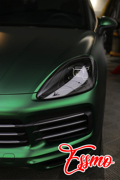 PET Romance Chrome Venom Green Vinyl Wrap